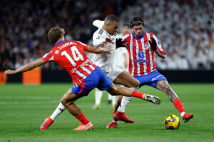 Real Madrid secured a draw with rivals Atlético